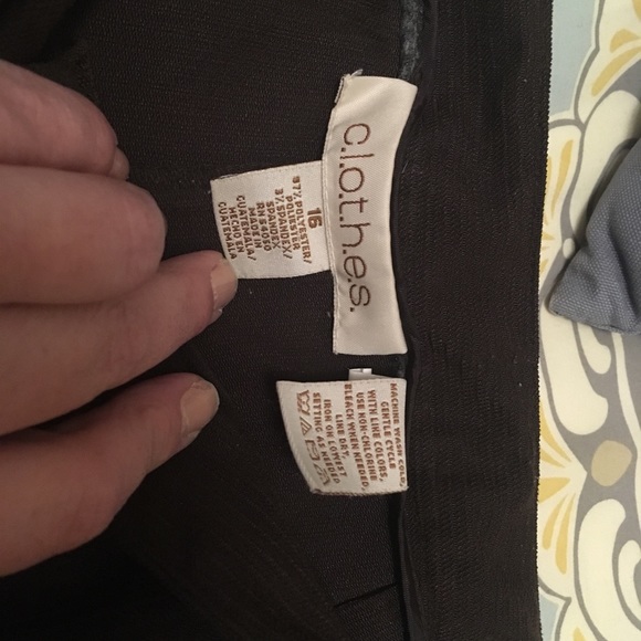 Chocolate brown tailored trousers - Picture 5 of 5